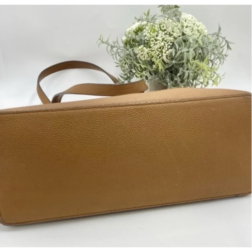 Michael Kors Karson Large Carryall Tote Saddle Luggage Leather (35T&GKRT3L)